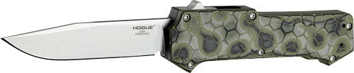 Hogue Compound 3.5" Otf Auto - G-10 Frame G-mascus Green