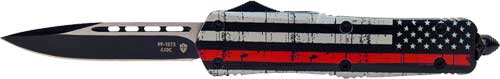 Templar Knife Large Otf Back - The Red 3.5" Blk Drop Point