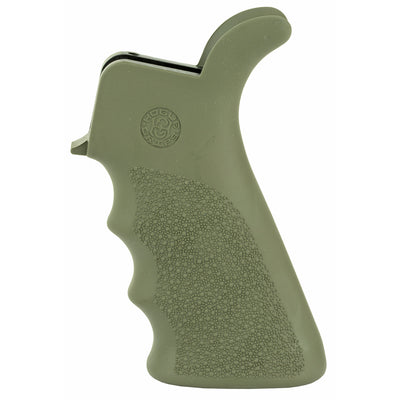 Hogue Ar-15 Rubber Beavertail Grip Fde W/ Finger Grooves