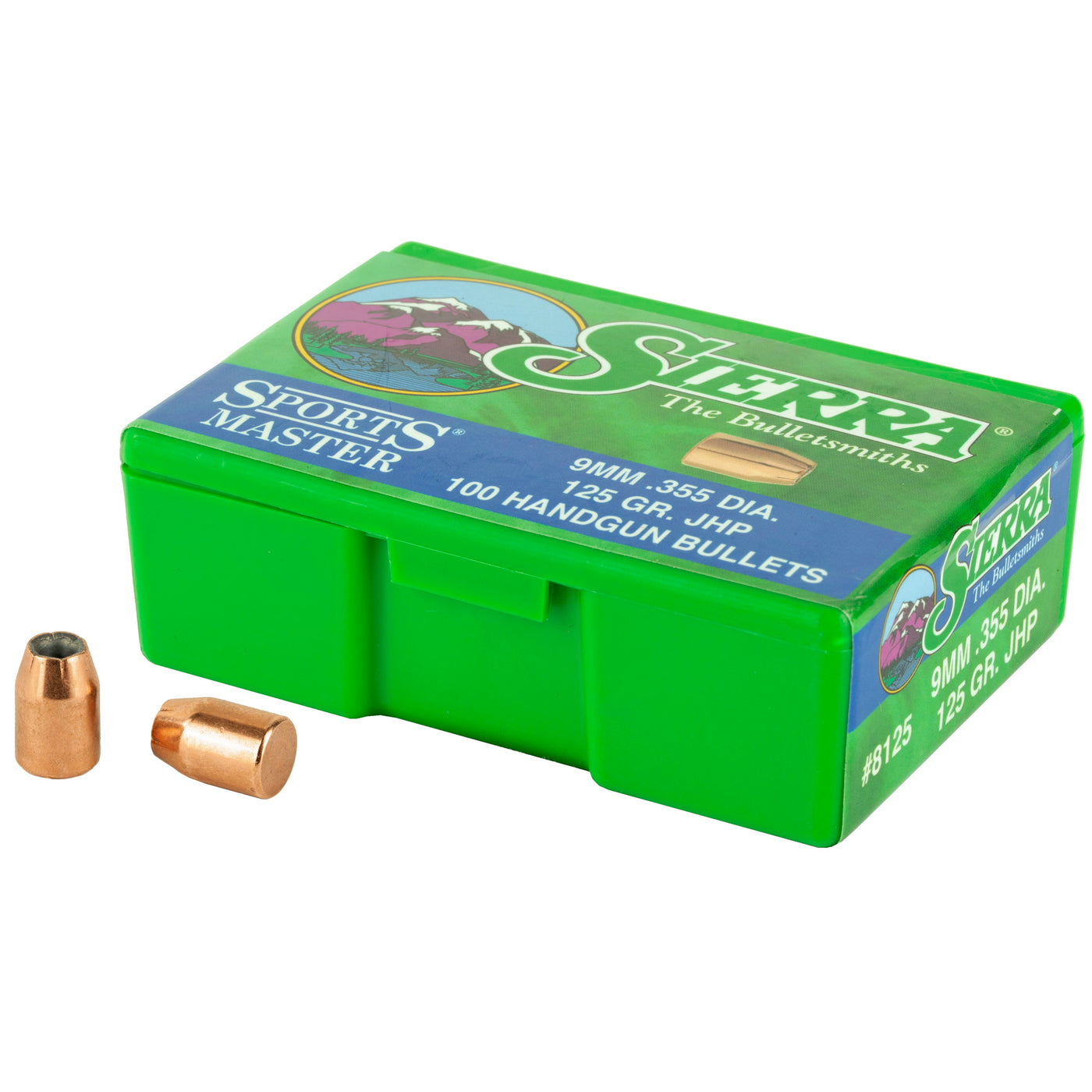 Sierra Bullets 9mm .355 - 125gr Jhp 100ct