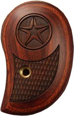 Bond Arms Grip Standard Lam. - Rosewood W/laser Star