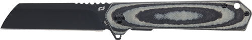 Schrade Knife Lateral Folder - 3.25" Aus-10 Black/grey Lam