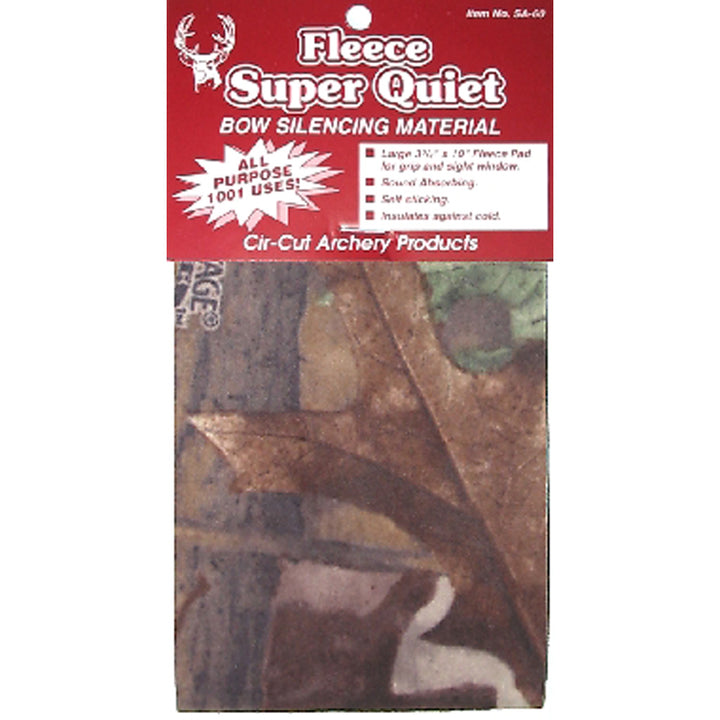 Cir-cut Micro Fleece Silencing Material Camouflage 3.75x10 In