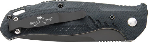 Bear Ops Bold Action Push Bttn - Auto 3" Black/black