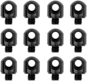 Grovtec 1/8" Machine Screws - 12-pack Black