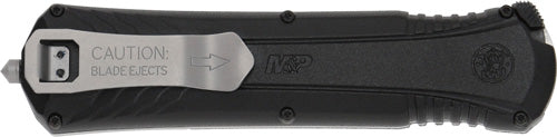 S&w Knife M&p Otf 3.5" Aus-8 - Spear Blade Tip Down W/safety