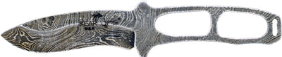 Bear Ops Combat Neck Knife - 2.78" Damascus W/kydex Sheath