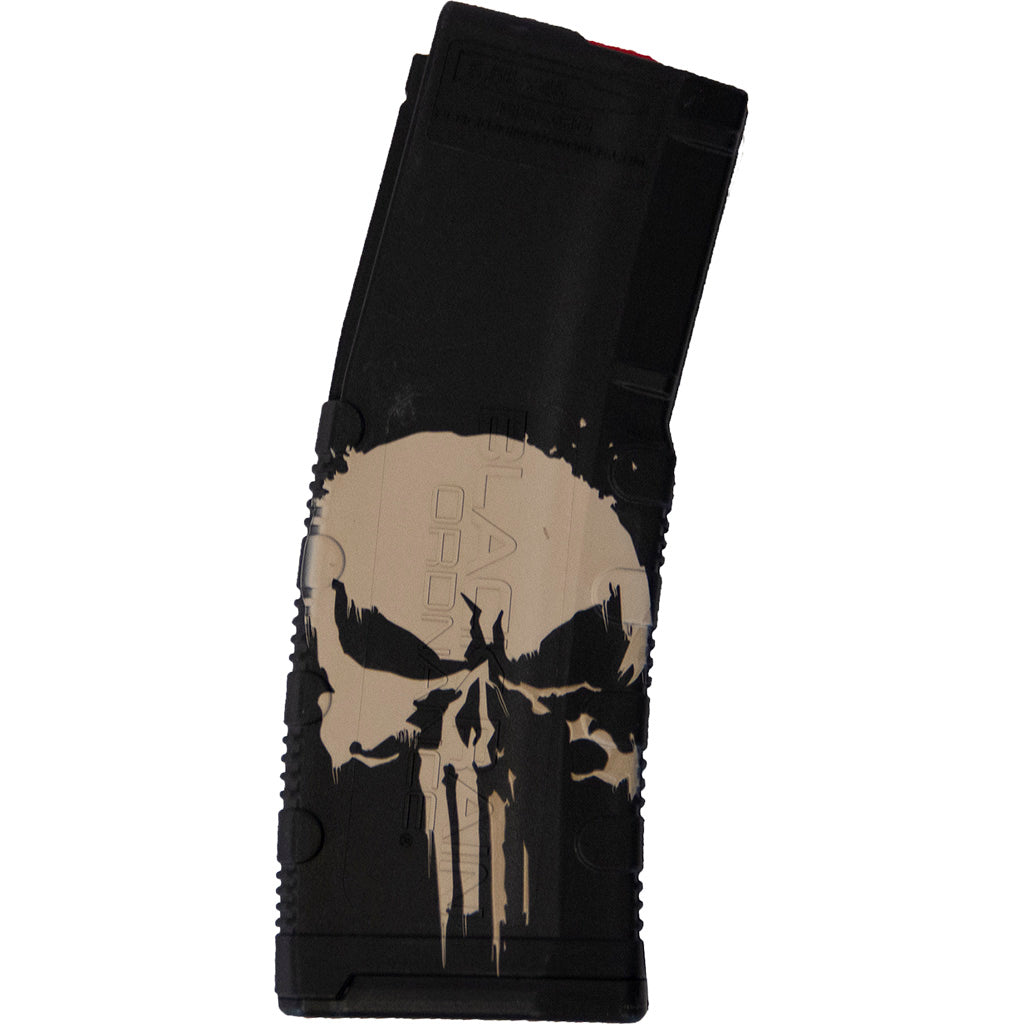 Black Rain Ordnance Lasered Ar15 Magazine Punisher Without Flag 30 Rd.