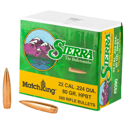 Sierra Matchking .224 80gr 500ct