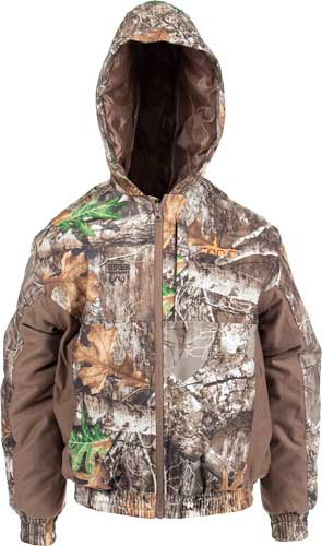 Habit Youth Cedar Branch Waterproof Bomber Realtree Edge Youth X-large
