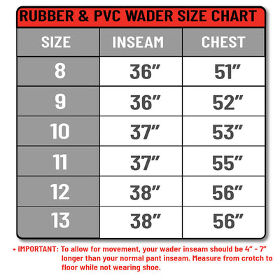 Paramount Slipstream PVC Bootfoot Chest Wader - Felt