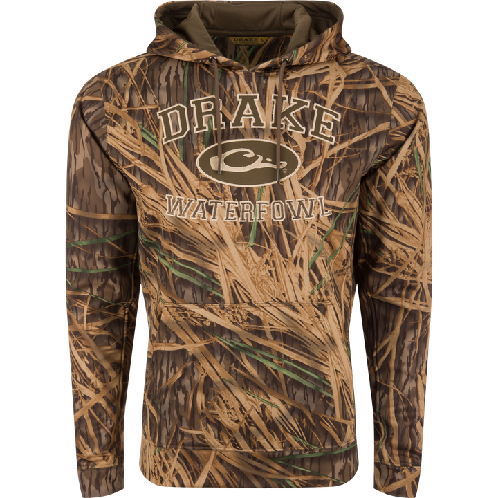 Waterfowl MST Performance Logo Fleece-Lined Camo Hoodie Hoodies & Pullovers
