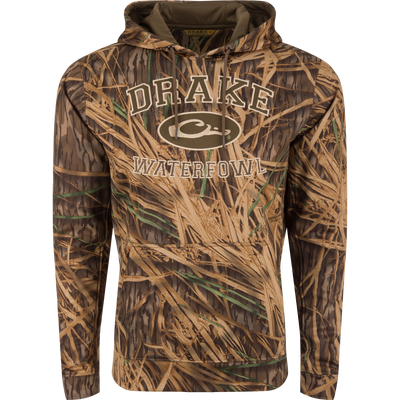 Waterfowl MST Performance Logo Fleece-Lined Camo Hoodie Hoodies & Pullovers
