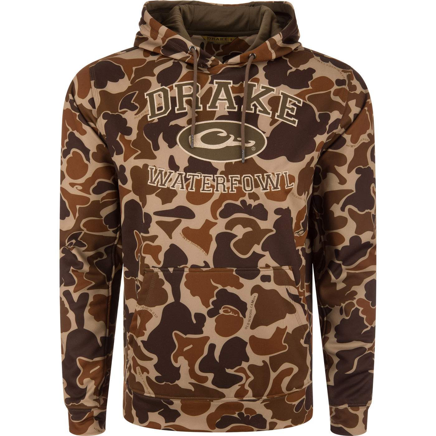 Waterfowl MST Performance Logo Fleece-Lined Camo Hoodie Hoodies & Pullovers