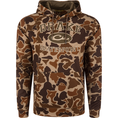 Waterfowl MST Performance Logo Fleece-Lined Camo Hoodie Hoodies & Pullovers