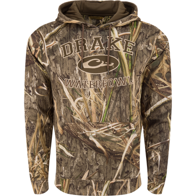 Waterfowl MST Performance Logo Fleece-Lined Camo Hoodie Hoodies & Pullovers