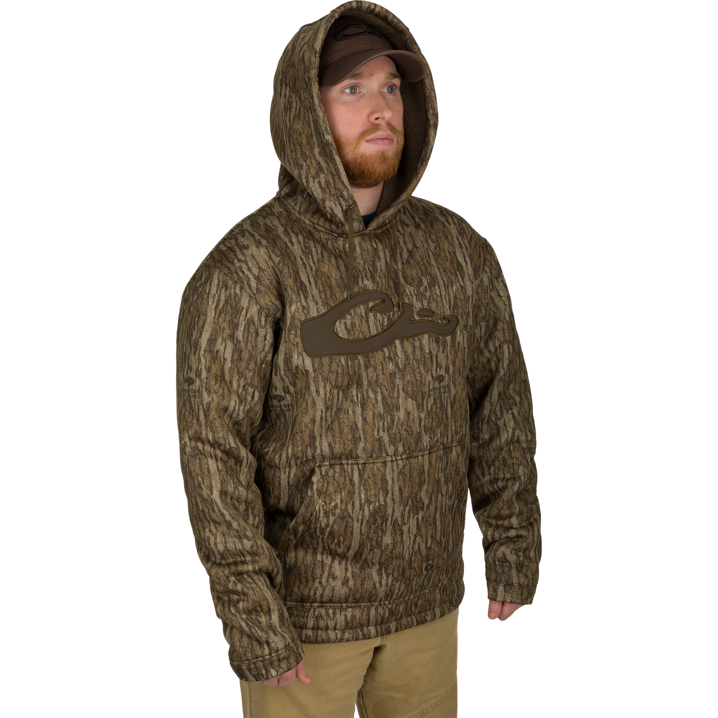 Waterfowl LST Silencer Fleece-Lined Camo Hoodie Hoodies & Pullovers