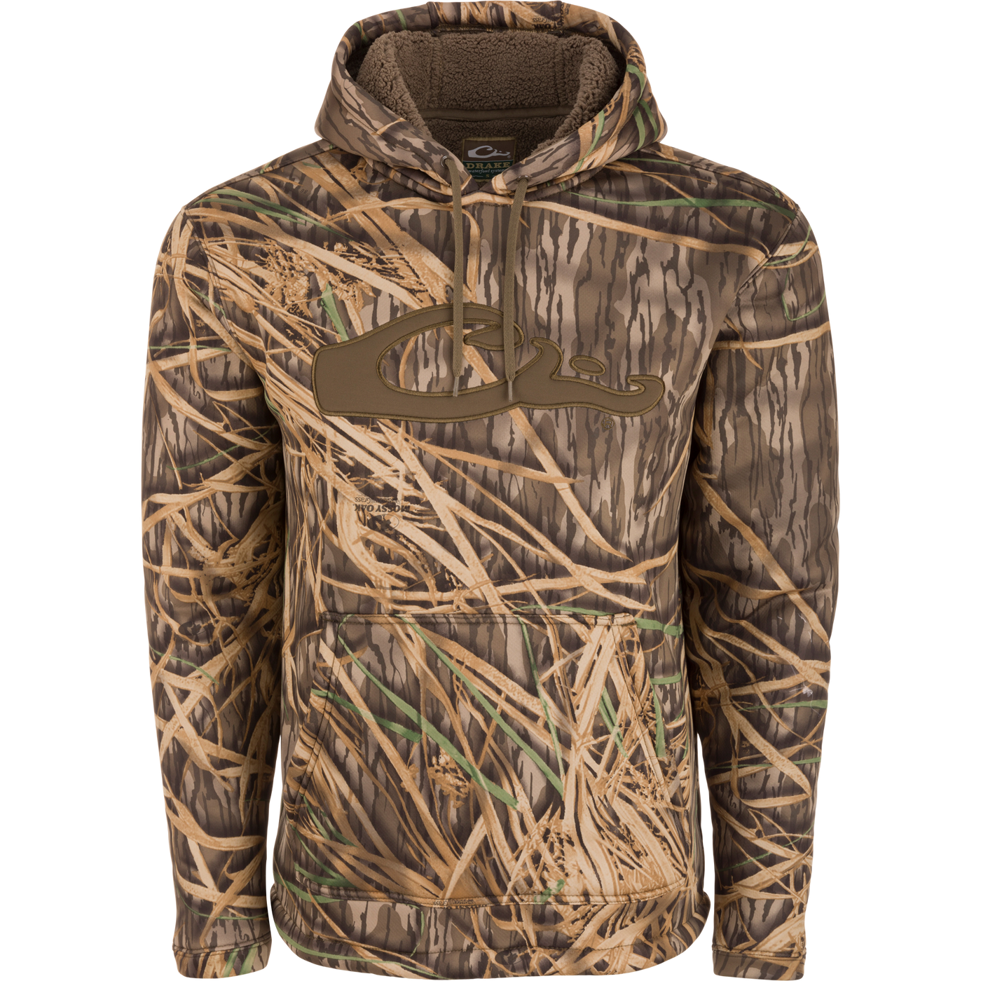 Waterfowl LST Silencer Fleece-Lined Camo Hoodie Hoodies & Pullovers