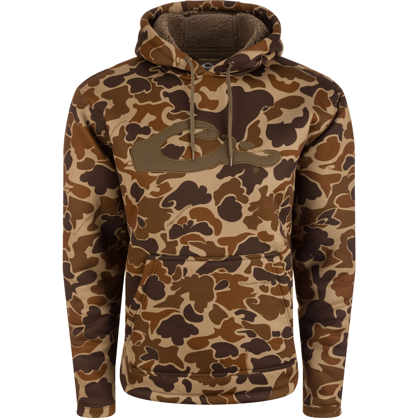 Waterfowl LST Silencer Fleece-Lined Camo Hoodie Hoodies & Pullovers