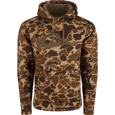 Waterfowl LST Silencer Fleece-Lined Camo Hoodie Hoodies & Pullovers