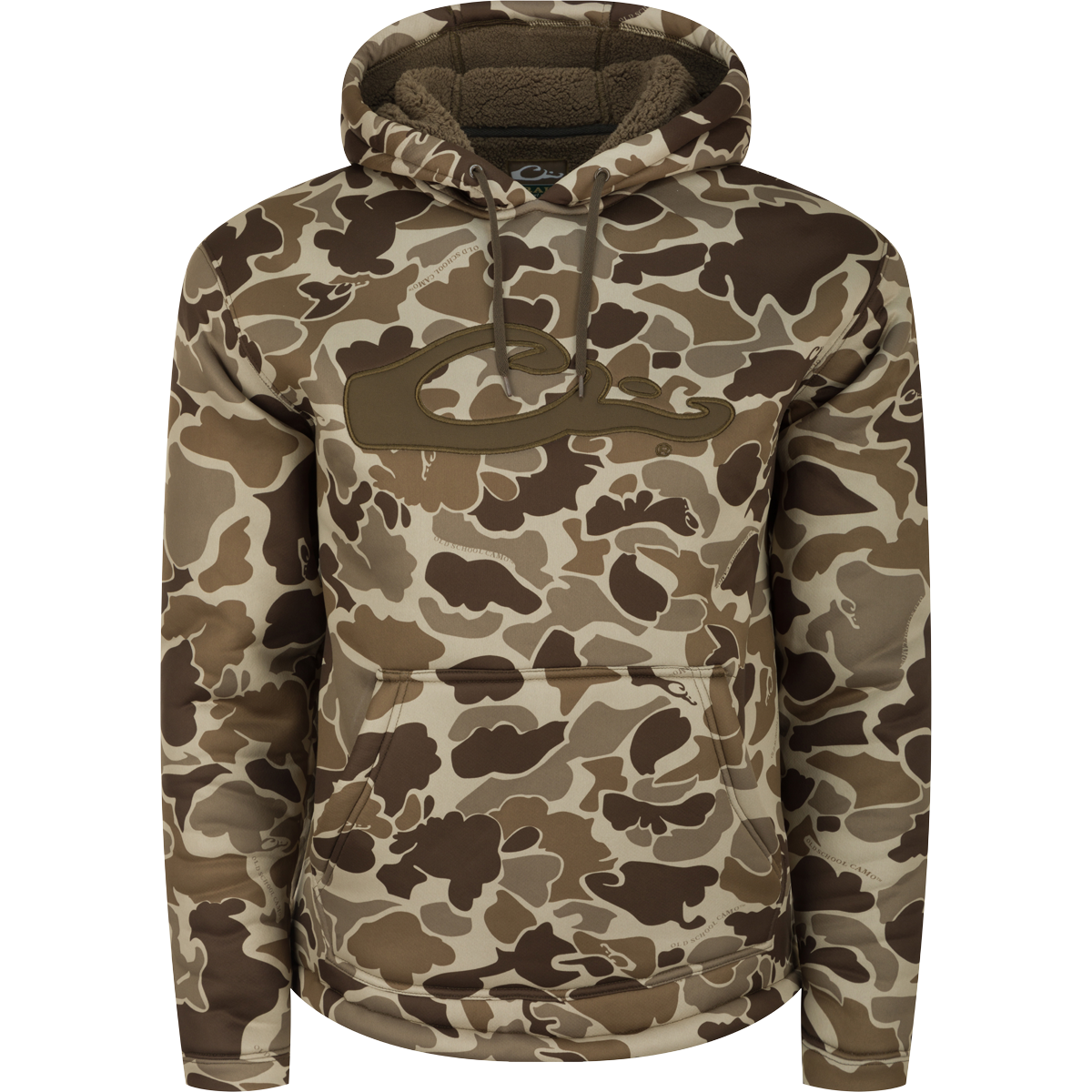 Waterfowl LST Silencer Fleece-Lined Camo Hoodie Hoodies & Pullovers