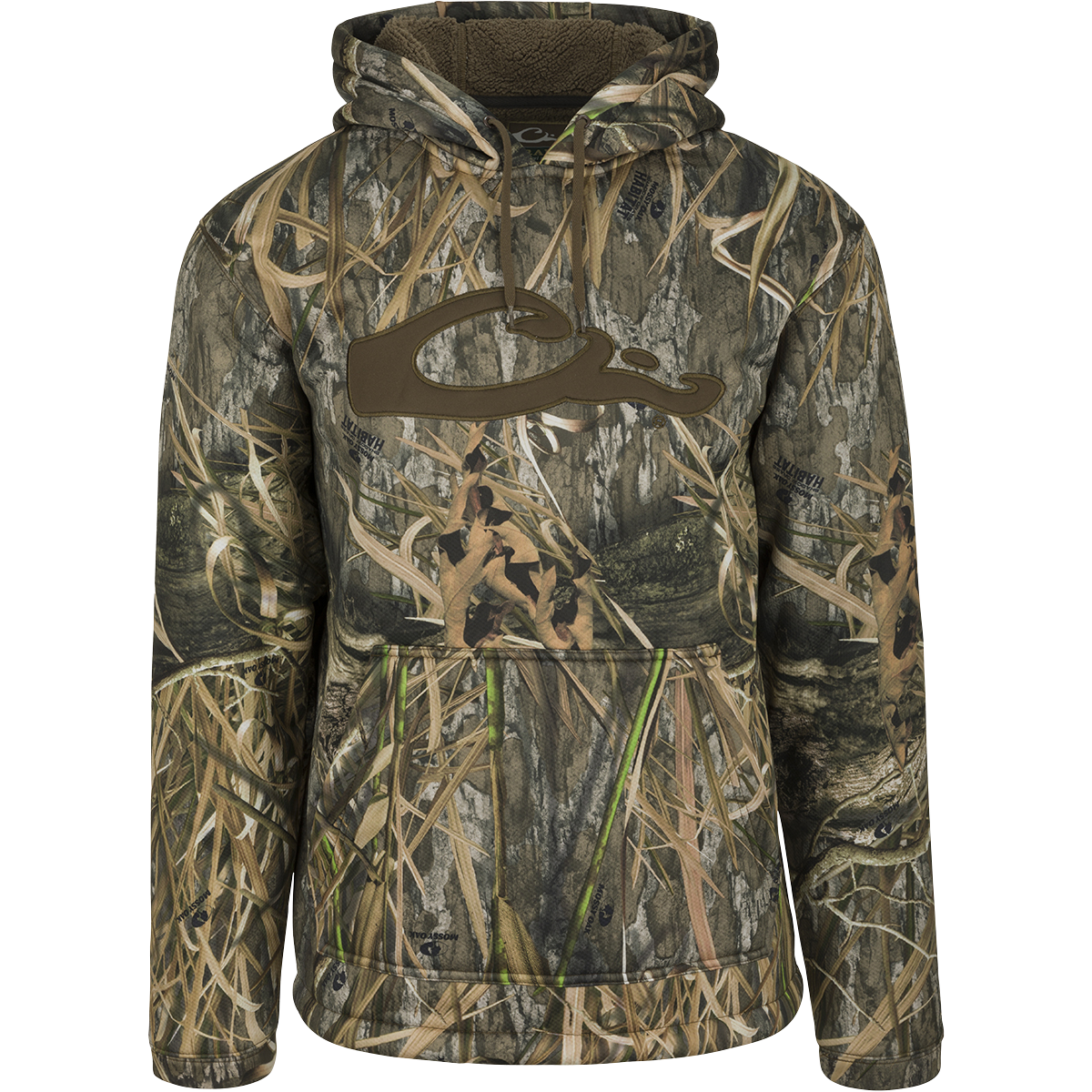 Waterfowl LST Silencer Fleece-Lined Camo Hoodie Hoodies & Pullovers
