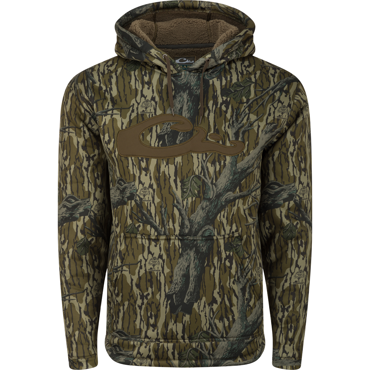 Waterfowl LST Silencer Fleece-Lined Camo Hoodie Hoodies & Pullovers