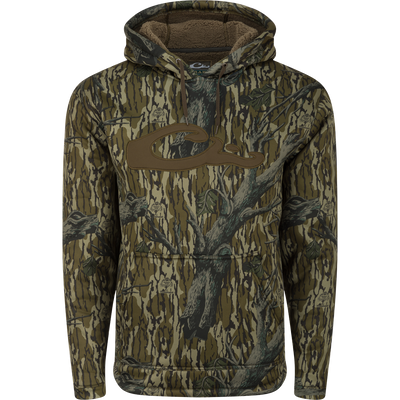 Waterfowl LST Silencer Fleece-Lined Camo Hoodie Hoodies & Pullovers
