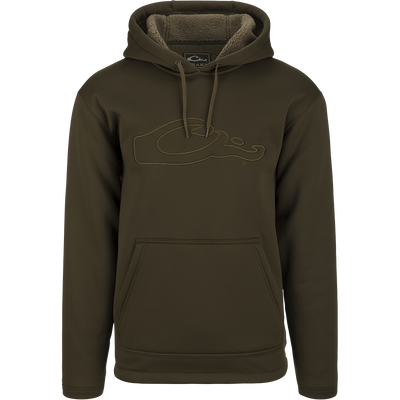 Waterfowl LST Silencer Fleece-Lined Camo Hoodie Hoodies & Pullovers