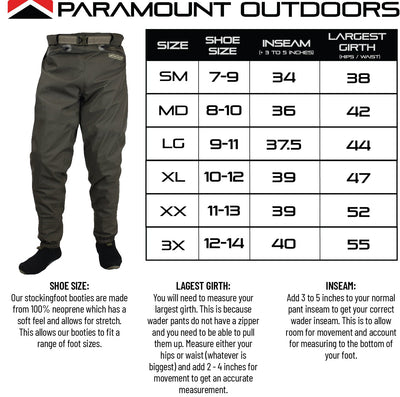 Paramount FAST EDDY Waist High Wader Pant
