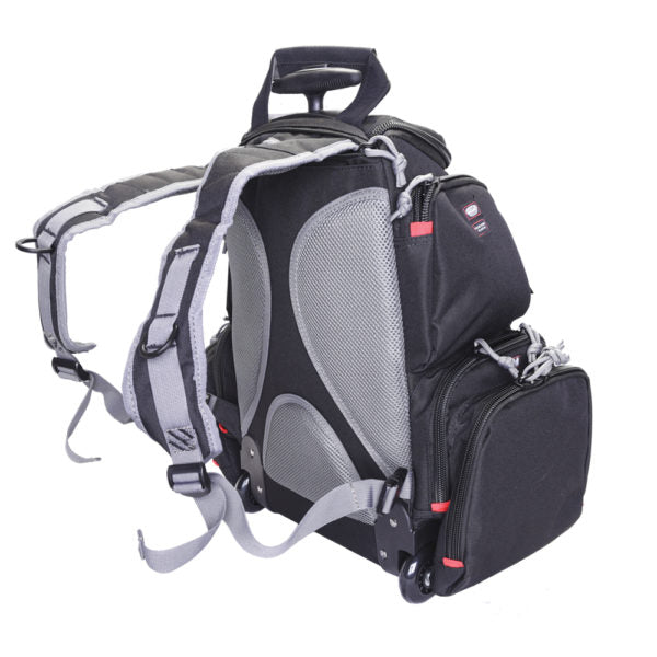 GPS Bags Handgunner Rolling Backpack Foam Cradle Holds 4 Handguns; 1711ROBP