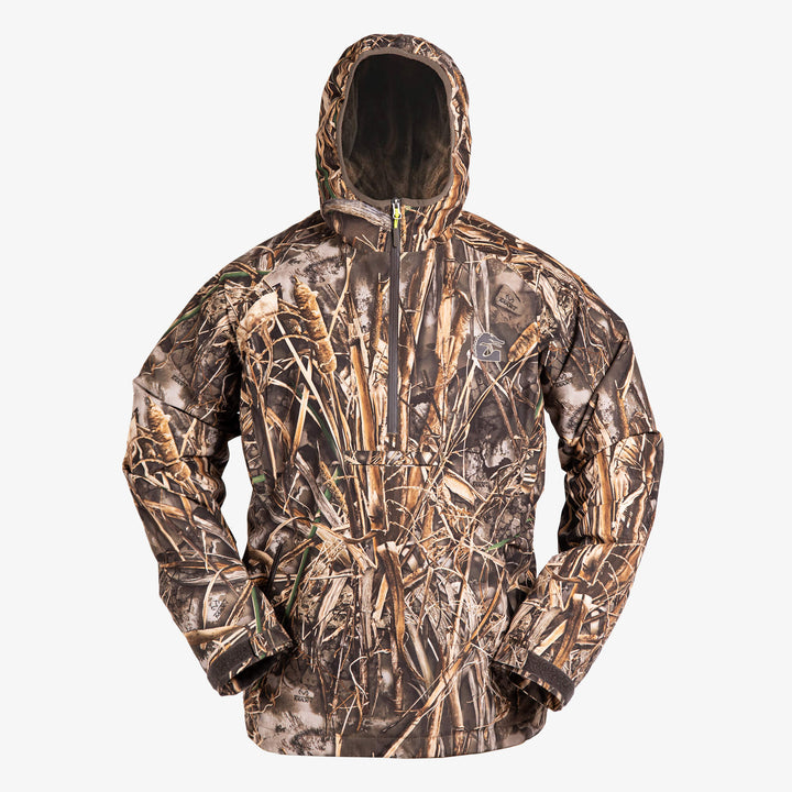 Gator Waders Waterproof 1/2 Zip Bog Hoodie | Mens - Realtree Max-7