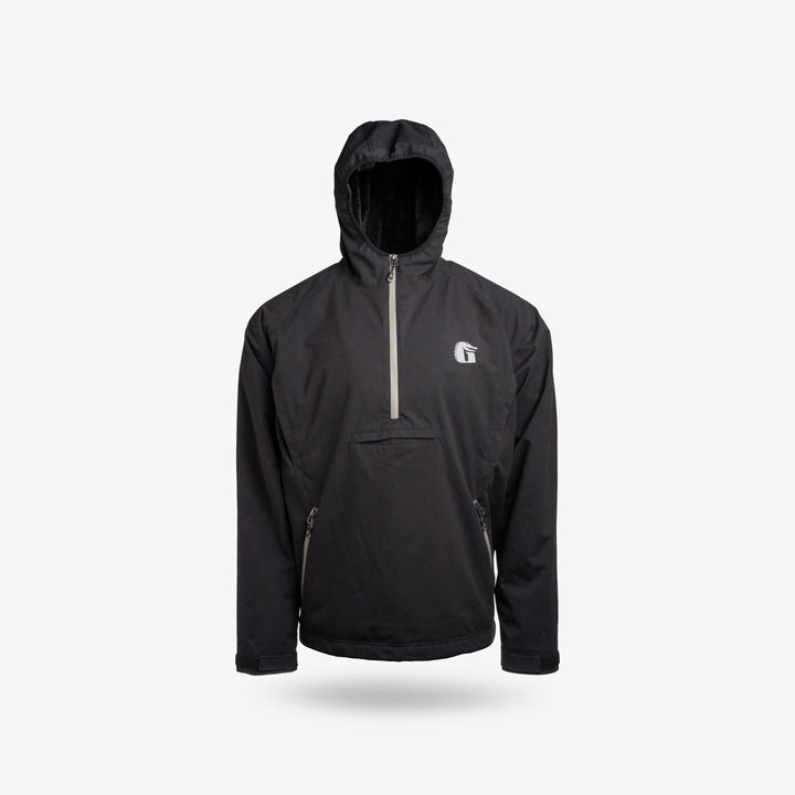 Gator Waders Waterproof 1/2 Zip Bog Hoodie | Mens - Black/Grey