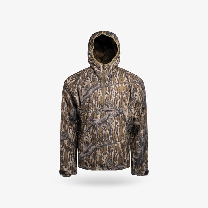 Gator Waders Waterproof 1/2 Zip Bog Hoodie | Mens - Mossy Oak Original Treestand