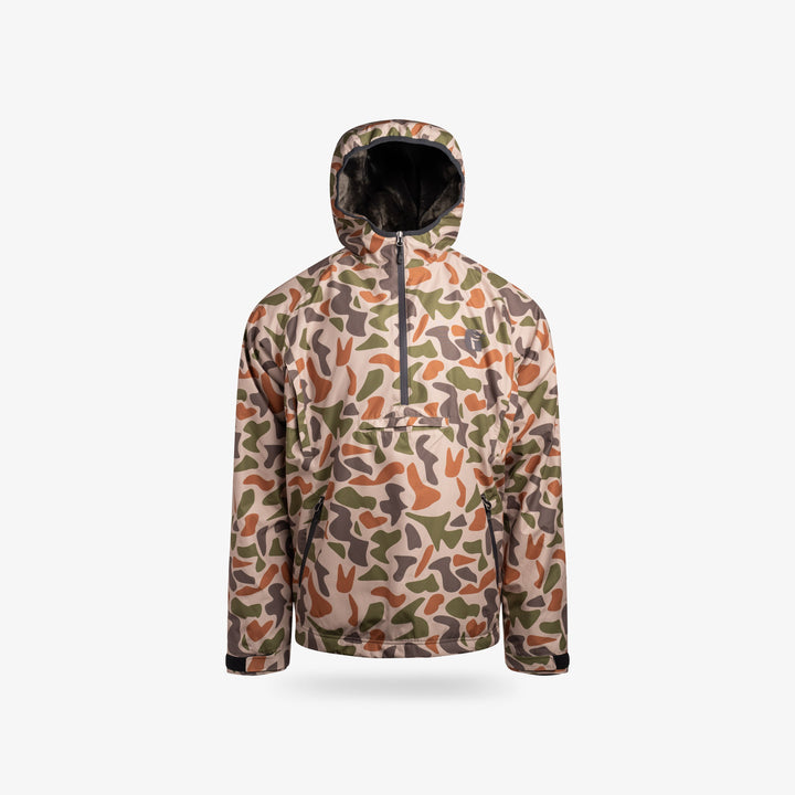 Gator Waders Waterproof 1/2 Zip Bog Hoodie | Mens - Old School Camo