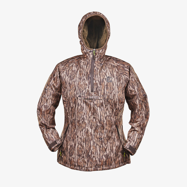 Gator Waders Waterproof 1/2 Zip Bog Hoodie | Womens - Mossy Oak Bottomland