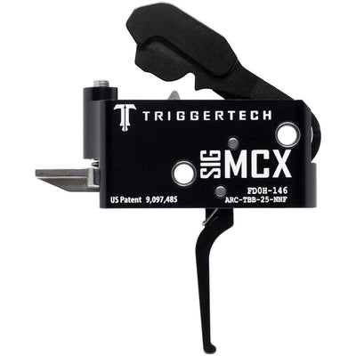 Trigger Tech Sig Mcx Two Stage Triggers Black Flat