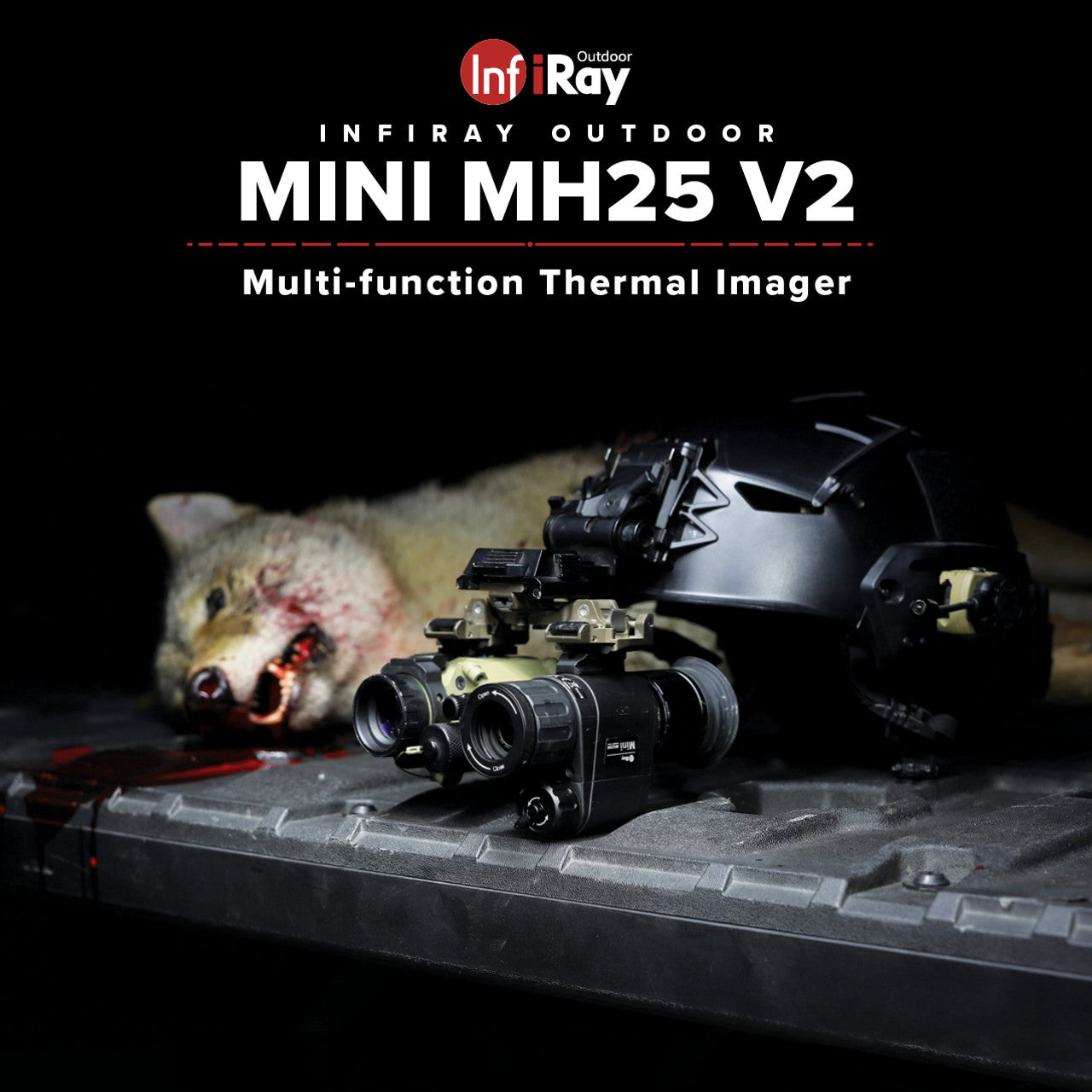 IRay USA MINI MH25 V2 640X512 25mm Thermal Monocular