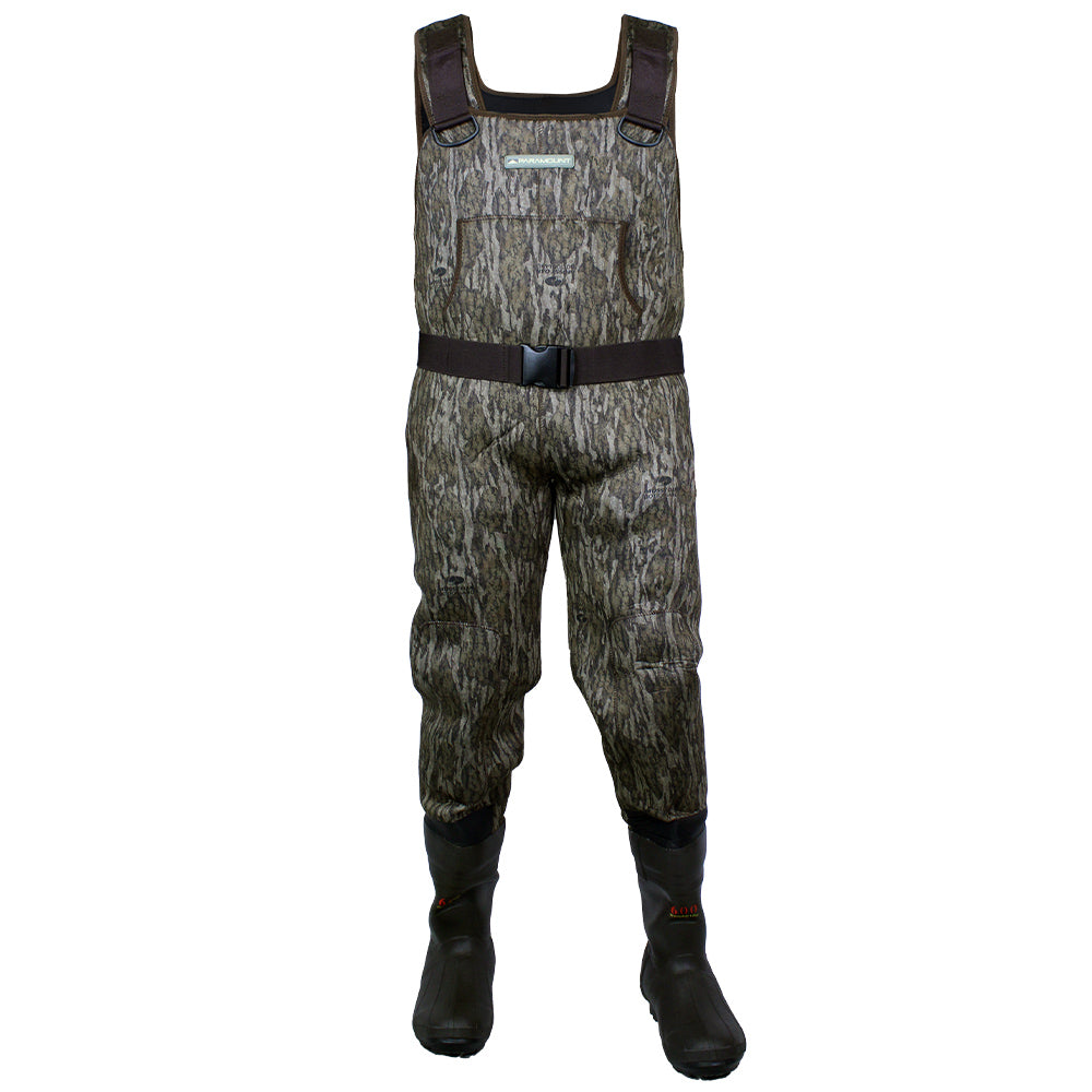 Paramount BAYOU 3.5mm Neoprene Camo Chest Wader 600g Boots
