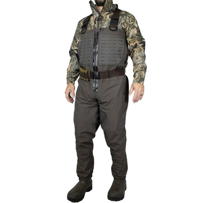 Paramount PINNACLE Zippered Breathable Camo Wader 1200g