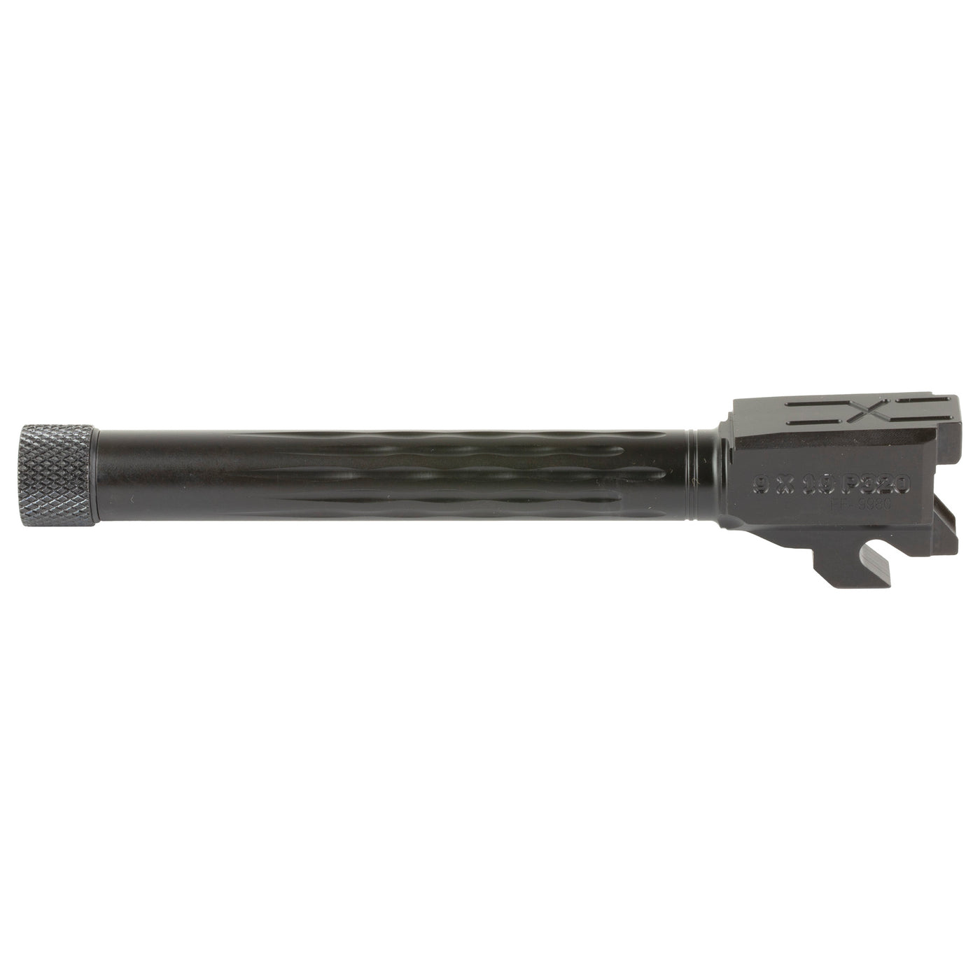 Faxon Sig P320 Fullsize 9mm - Flame Flute Threaded Blk