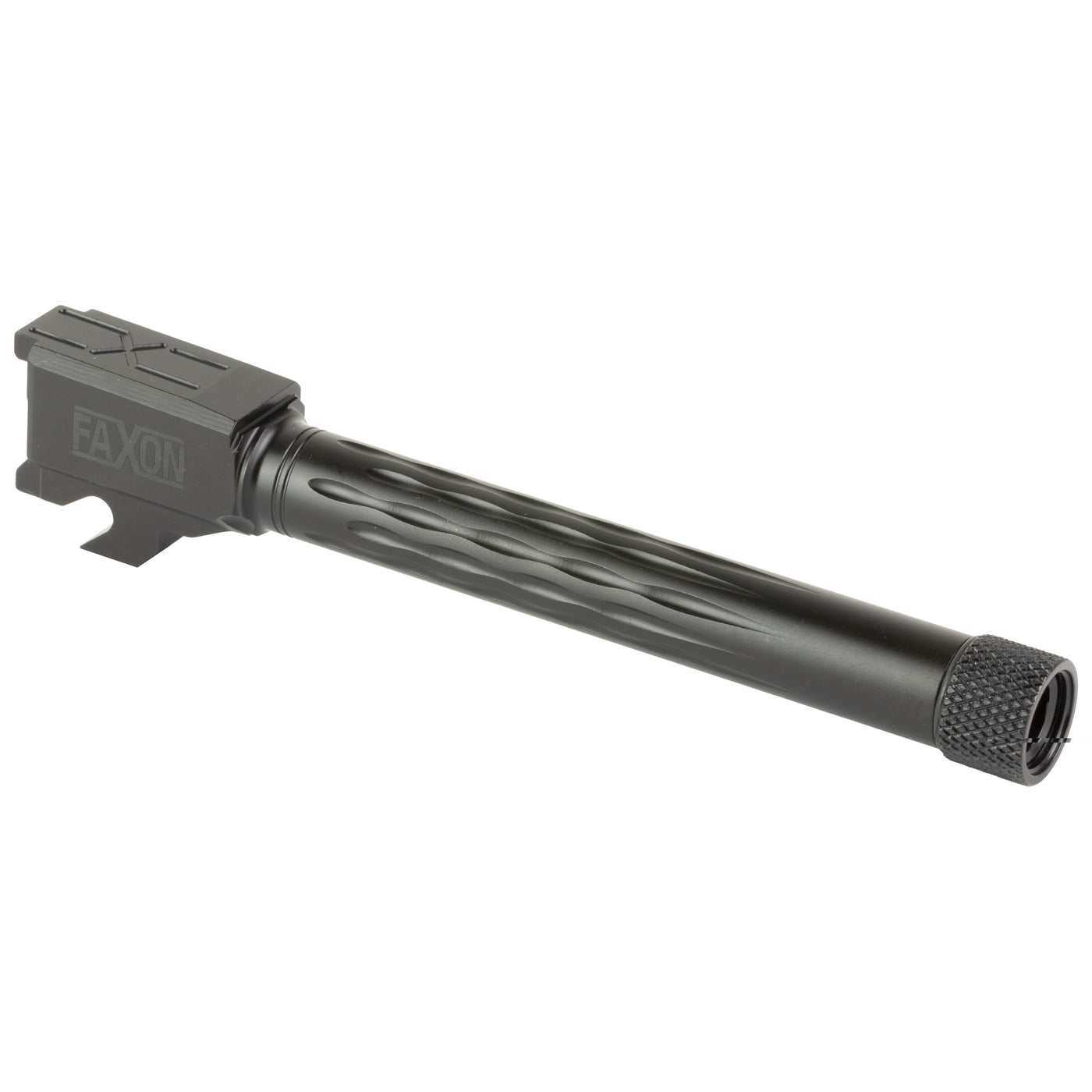 Faxon Sig P320 Fullsize 9mm - Flame Flute Threaded Blk