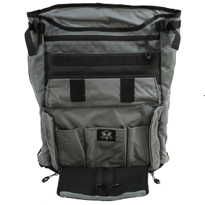 Grey Ghost Gear Gypsy Pack 2.0 - Waxed Canvas Charcoal  display picture 3