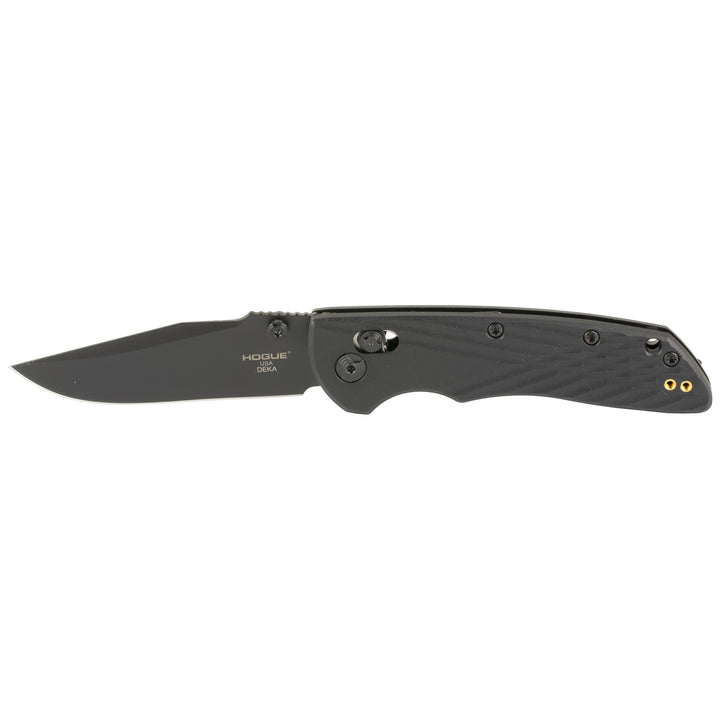 Hogue Deka Able Lock Fldr 3.25 - Clip Point Blade Poly Black