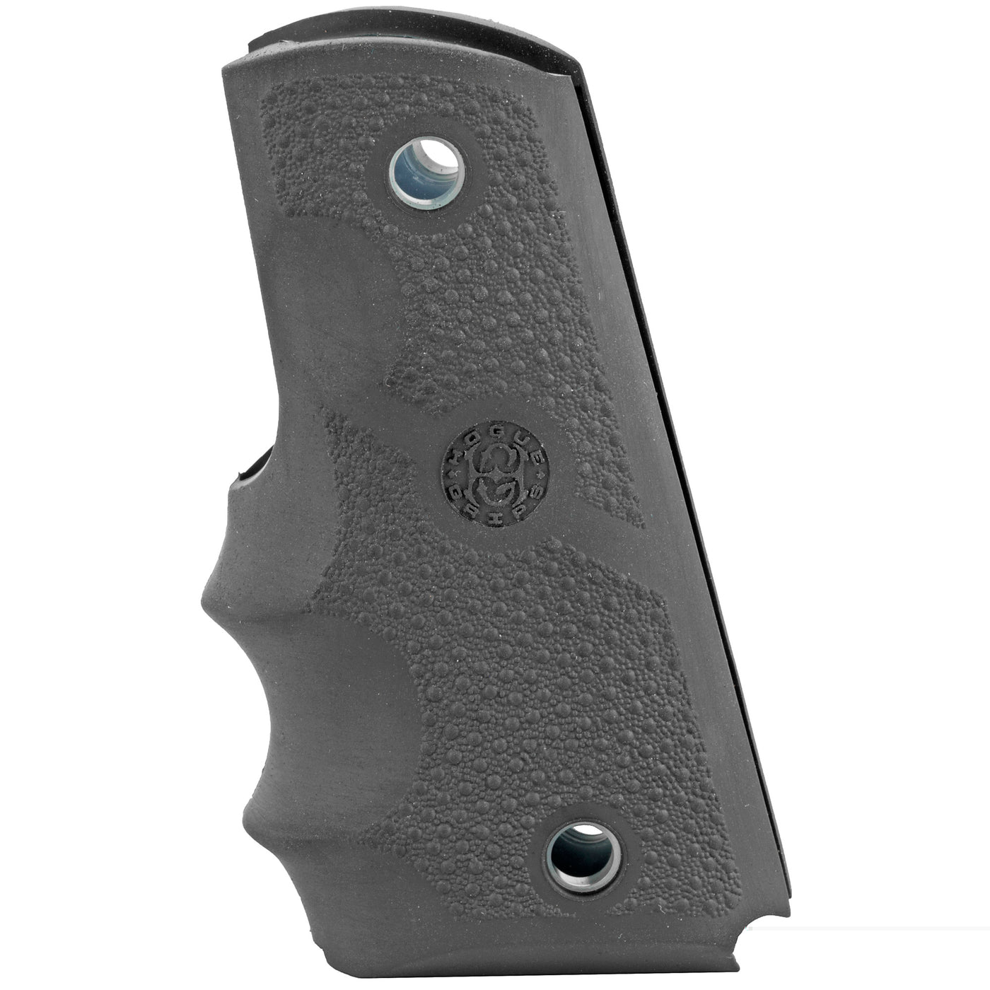 Hogue Officers Model Rubber Grip with Finger Grooves Black