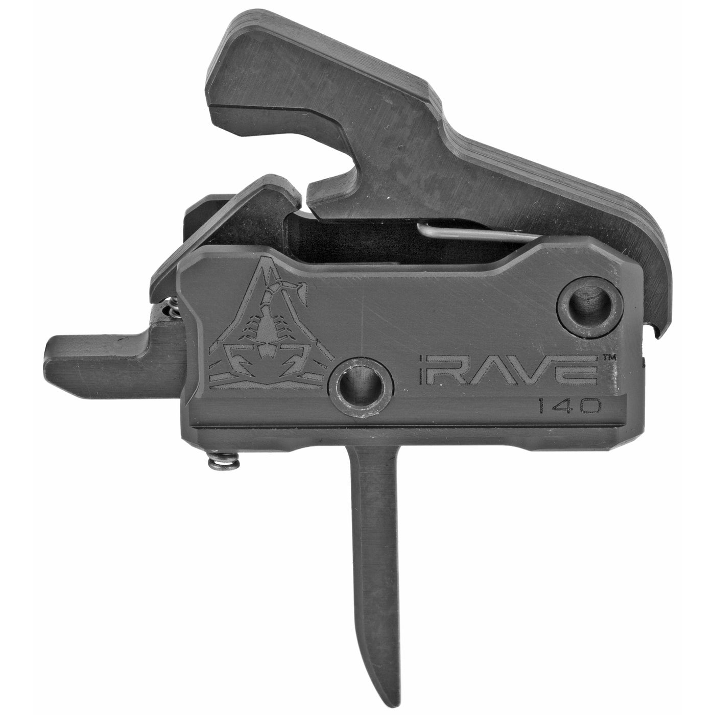 Rise Trigger Rave 140 Flat Sst - 3.5lb Ar-15 W/anti Walk Pins