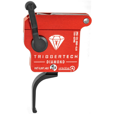 Triggertech Rem 700 Sngle Stg - Black Diamond Flat Clean