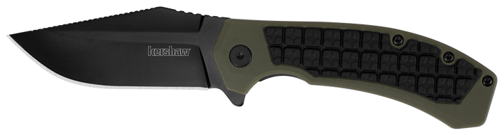 Kershaw Faultline, Ker 8760        Faultline  Black Oxide/rubber Over
