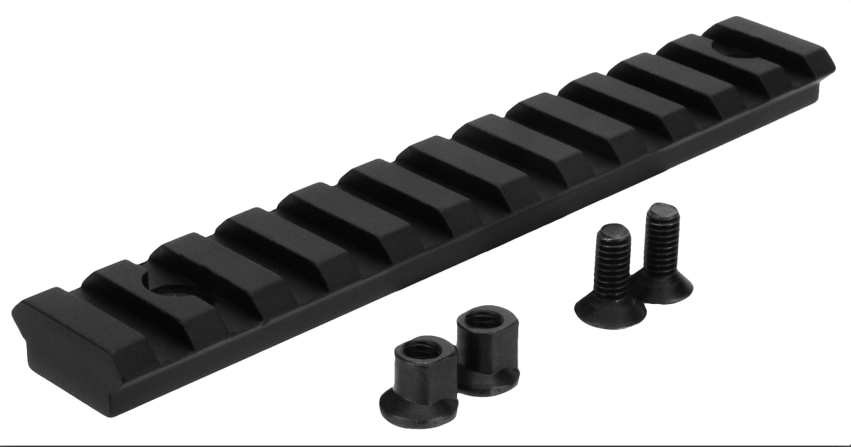 Tacfire Keymod Picatinny Rail 5 Inch 11 Slots, Tacfire Mar103       5in Pic Rail Keymod 11 Slots