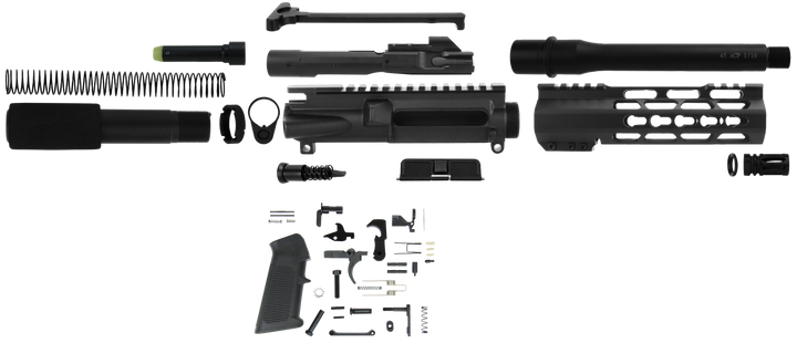 Tacfire Ar Build Kit, Tacfire Ss-pk45acp-lpk-k Keymod 45   Pst Build Kit